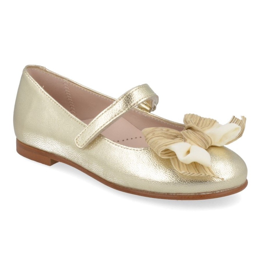 Children'S Shoes For Meisjes beberlis | Beberlis Ballerina Gold Girls (23692) - Junior Steps