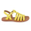 Children'S Shoes For Meisjes collonil | Pom D'Api Sandals Yellow Girls (Plagette Strap) - Junior Steps