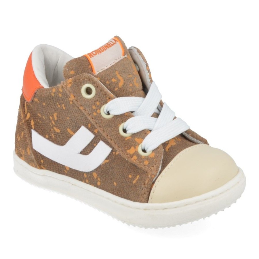 Children'S Shoes For Jongens shoeboy | Rondinella Sneakers Cognac Boys (4506-2P) - Junior Steps