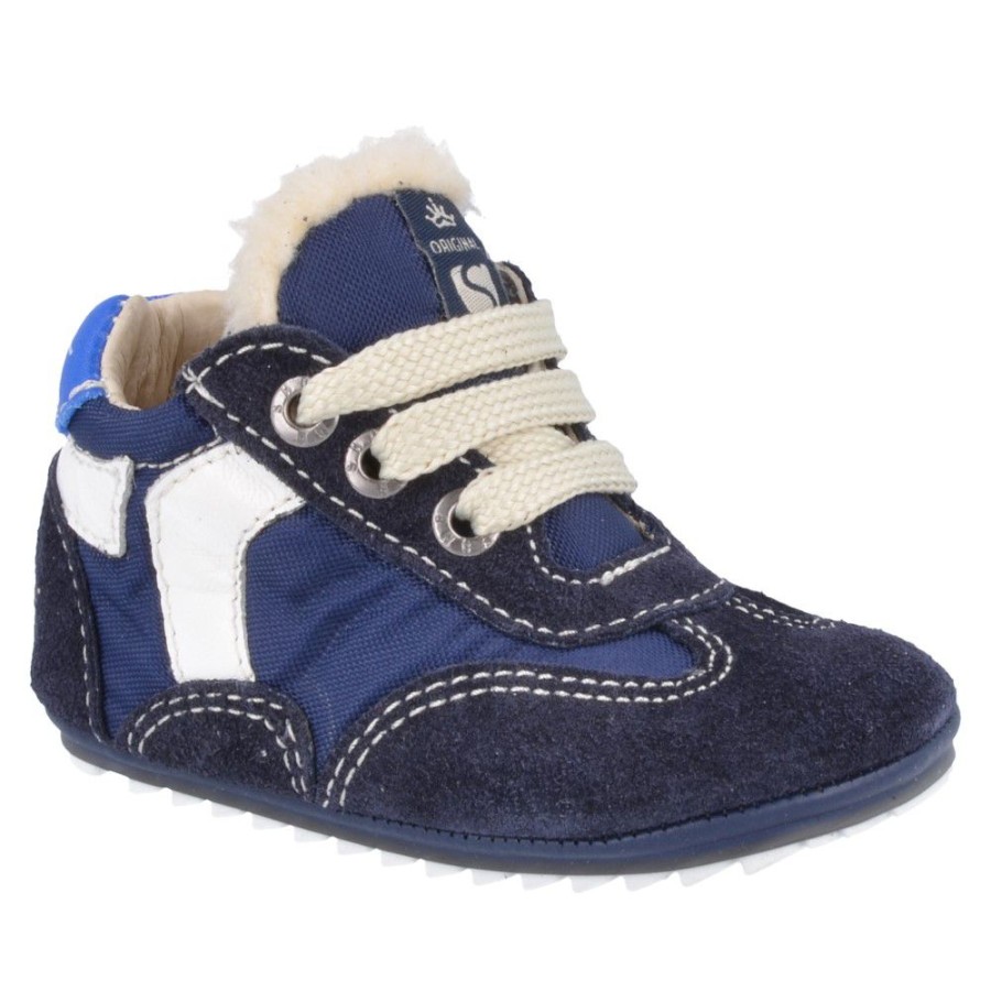 Children'S Shoes For Jongens shoesme | Shoesme Baby Shoes Blue Boys (Bpw6005) - Junior Steps