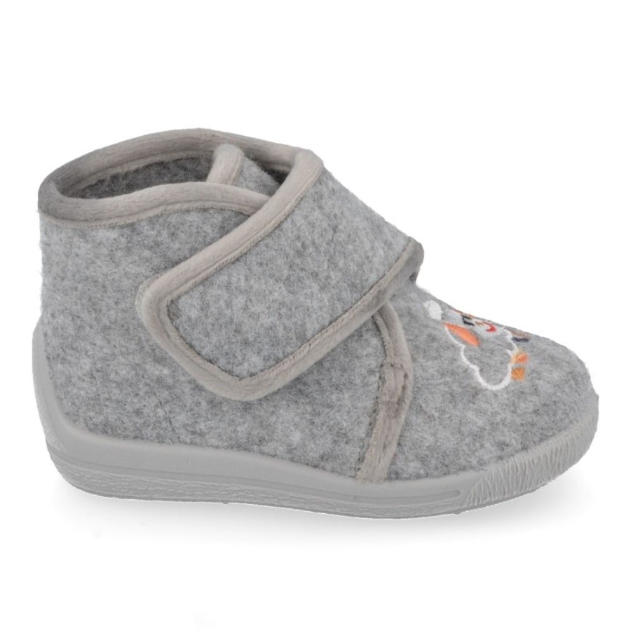 Children'S Shoes For Jongens bellamy | Bellamy Slippers Grey (26716001) - Junior Steps