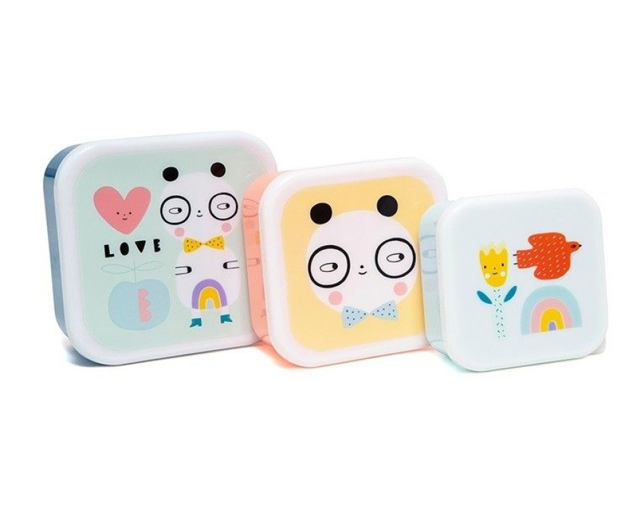 Accessories petit monNew | Petit Monkey Sandwich Box Blue (Lb24) - Junior Steps