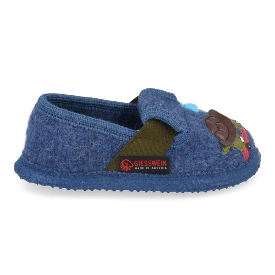 Children'S Shoes For Jongens giesswein | Giesswein Slippers Jeans Boys (55025) - Junior Steps