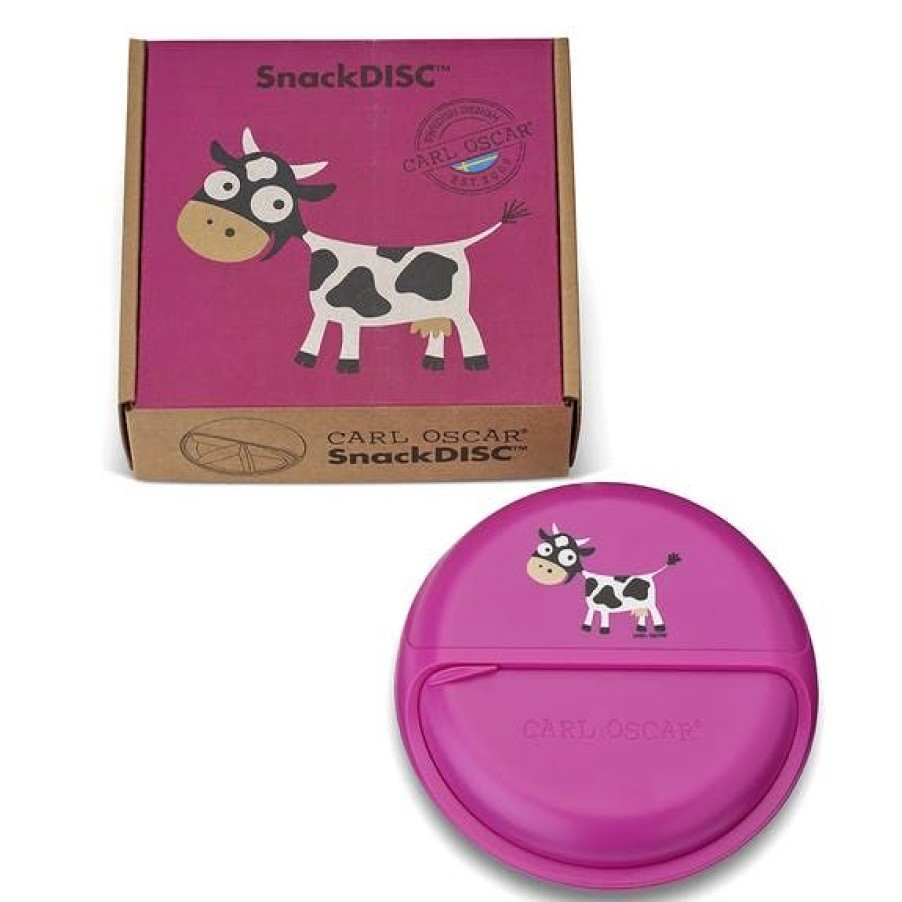 Accessories carl oscar | Carl Oscar Sandwich Box Fuchia (Snackdisc Kids) - Junior Steps