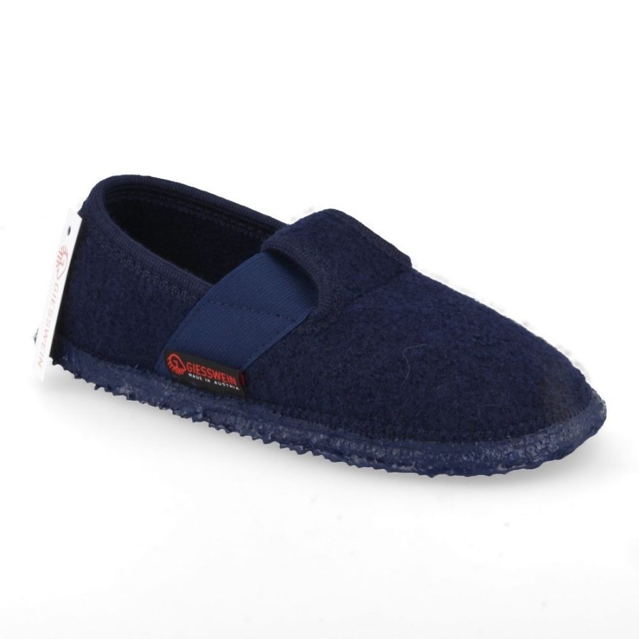 Children'S Shoes For Jongens giesswein | Giesswein Slippers Blue (40164) - Junior Steps