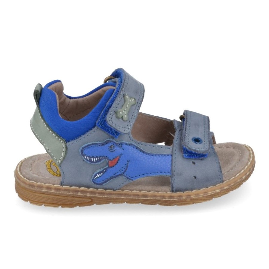 Children'S Shoes For Jongens stones and bones | Stones And Bones Sandals Jeans Boys (Dinos) - Junior Steps