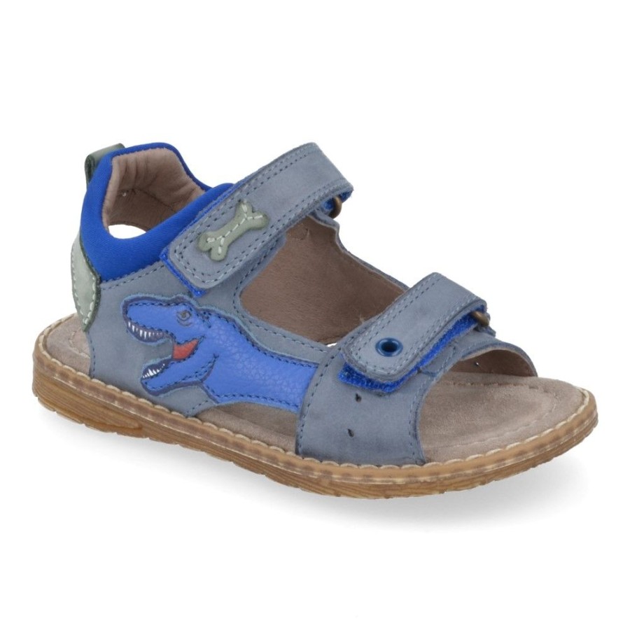 Children'S Shoes For Jongens stones and bones | Stones And Bones Sandals Jeans Boys (Dinos) - Junior Steps