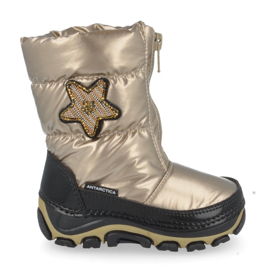 Children'S Shoes For Meisjes bergstein | Bergstein Snow Boots Gold Girls (Bn 120B) - Junior Steps