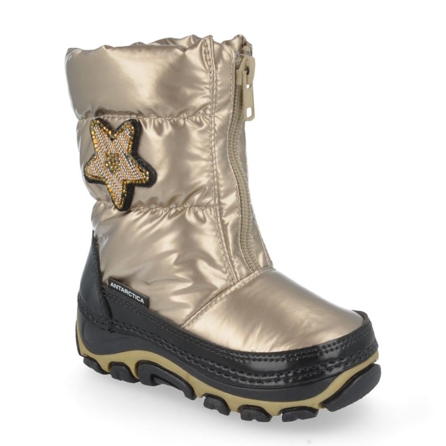 Children'S Shoes For Meisjes bergstein | Bergstein Snow Boots Gold Girls (Bn 120B) - Junior Steps