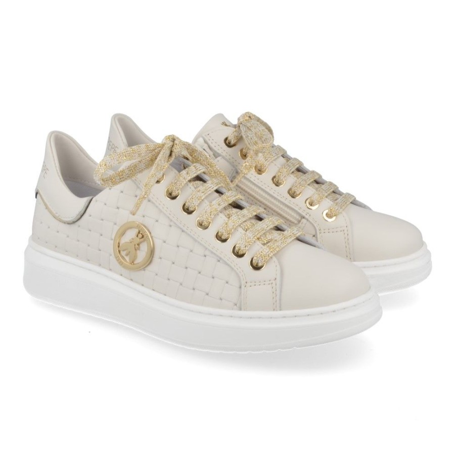 Children'S Shoes For Meisjes Patrizia pepe | Patrizia Pepe Sneakers Beige Girls (Pj103.02) - Junior Steps