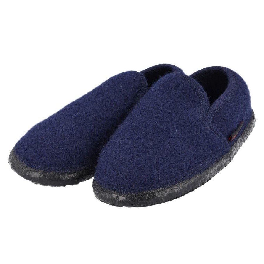 Children'S Shoes For Jongens giesswein | Giesswein Slippers Blue Boys (40847) - Junior Steps