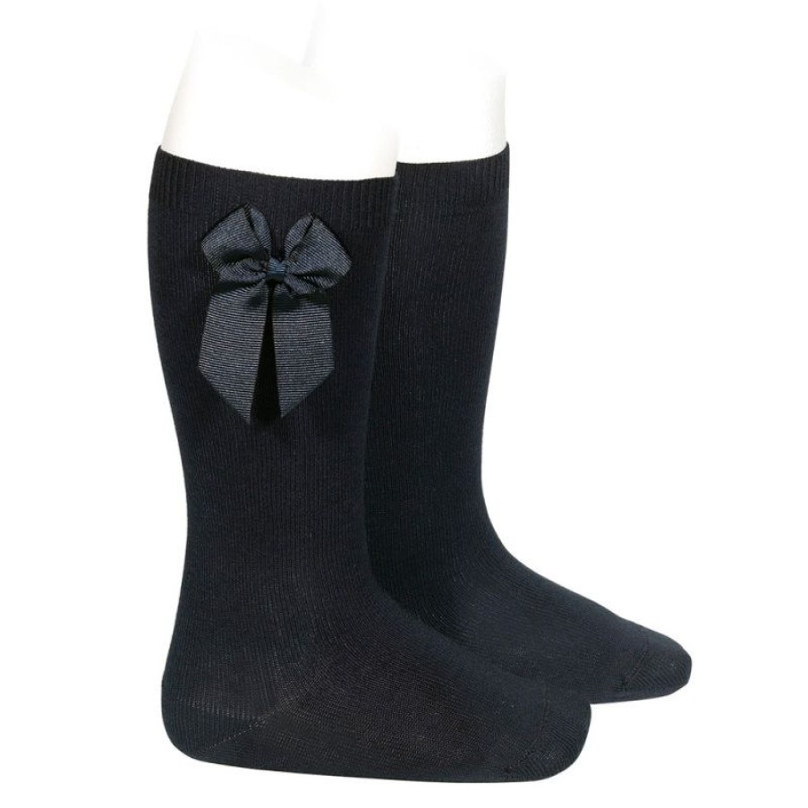 Accessories condor | Condor Knee Socks Black Girls (2.482/2 Col.900) - Junior Steps