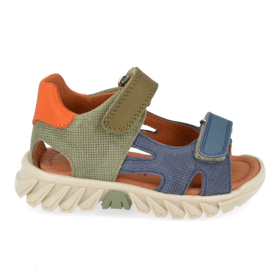 Children'S Shoes For Jongens romagnoli | Romagnoli Sandals Blue Boys (2401R902) - Junior Steps