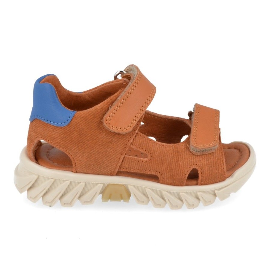 Children'S Shoes For Jongens romagnoli | Romagnoli Sandals Cognac Boys (2401R836) - Junior Steps