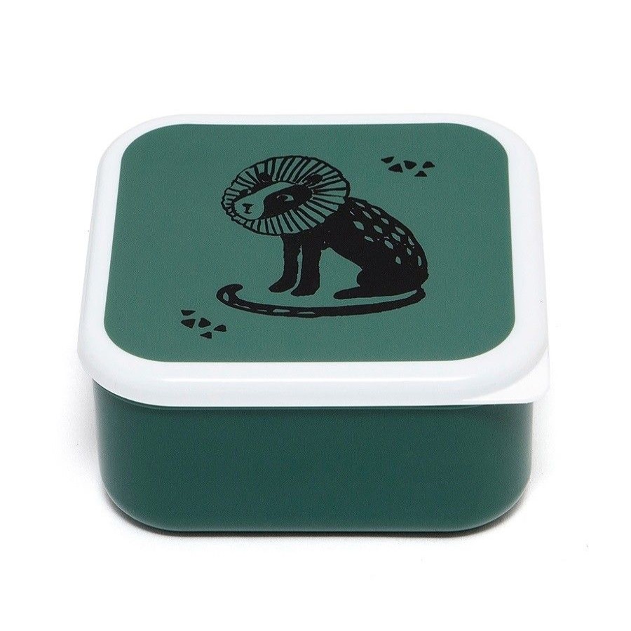 Accessories petit monBest | Petit Monkey Sandwich Box Green (Lb20) - Junior Steps