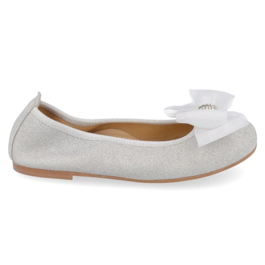 Children'S Shoes For Meisjes clarys | Clarys Ballerina Silver Girls (4857) - Junior Steps