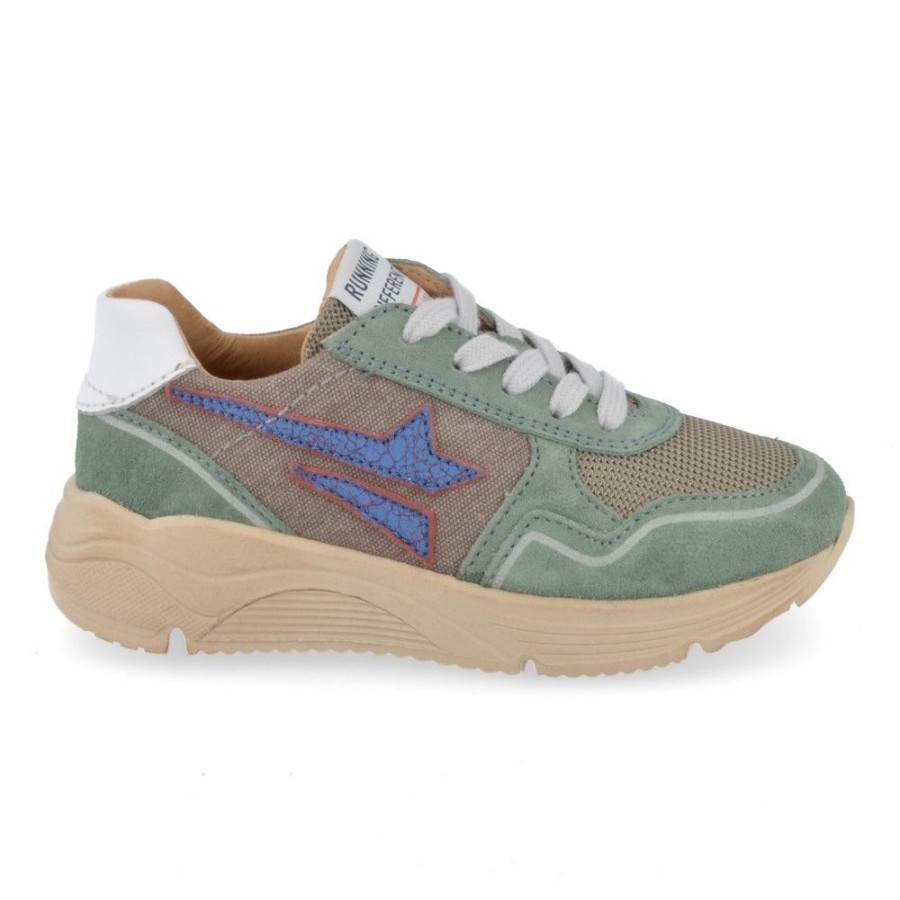 Children'S Shoes For Jongens romagnoli | Romagnoli Sneakers Khaki Boys (2850R529) - Junior Steps