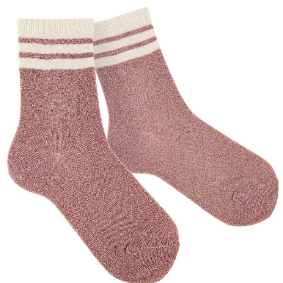 Accessories condor | Condor Socks Pink Girls (3.930/4 Col 670) - Junior Steps