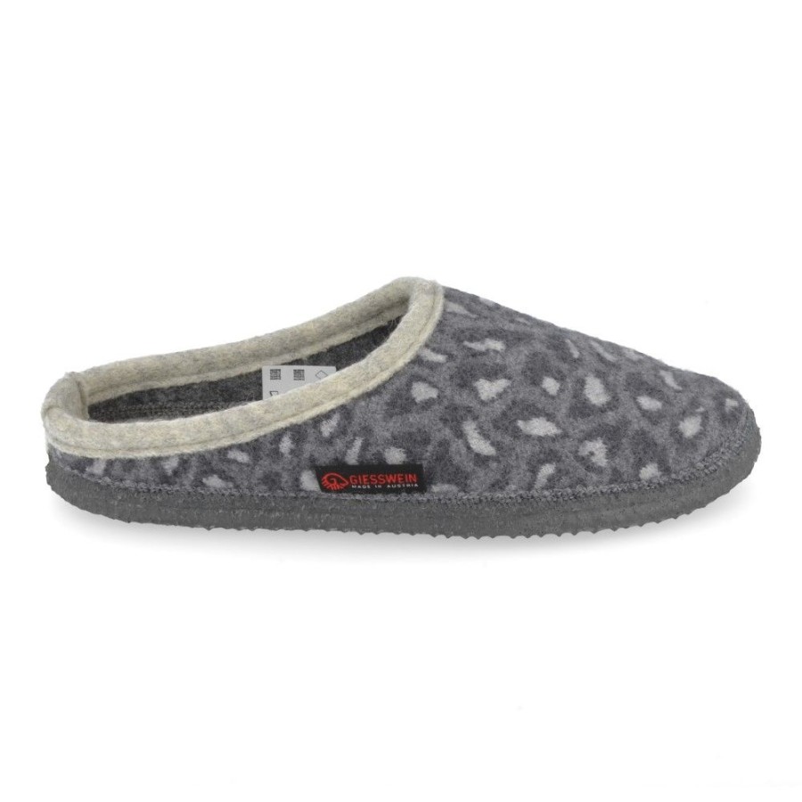 Children'S Shoes For Meisjes giesswein | Giesswein Slippers Grey Girls (55181) - Junior Steps