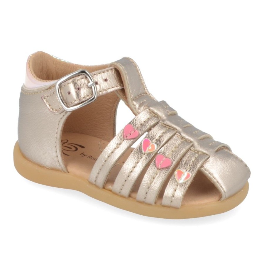 Children'S Shoes For Meisjes franco romagnoli | Franco Romagnoli Sandals Gold Girls (9045) - Junior Steps