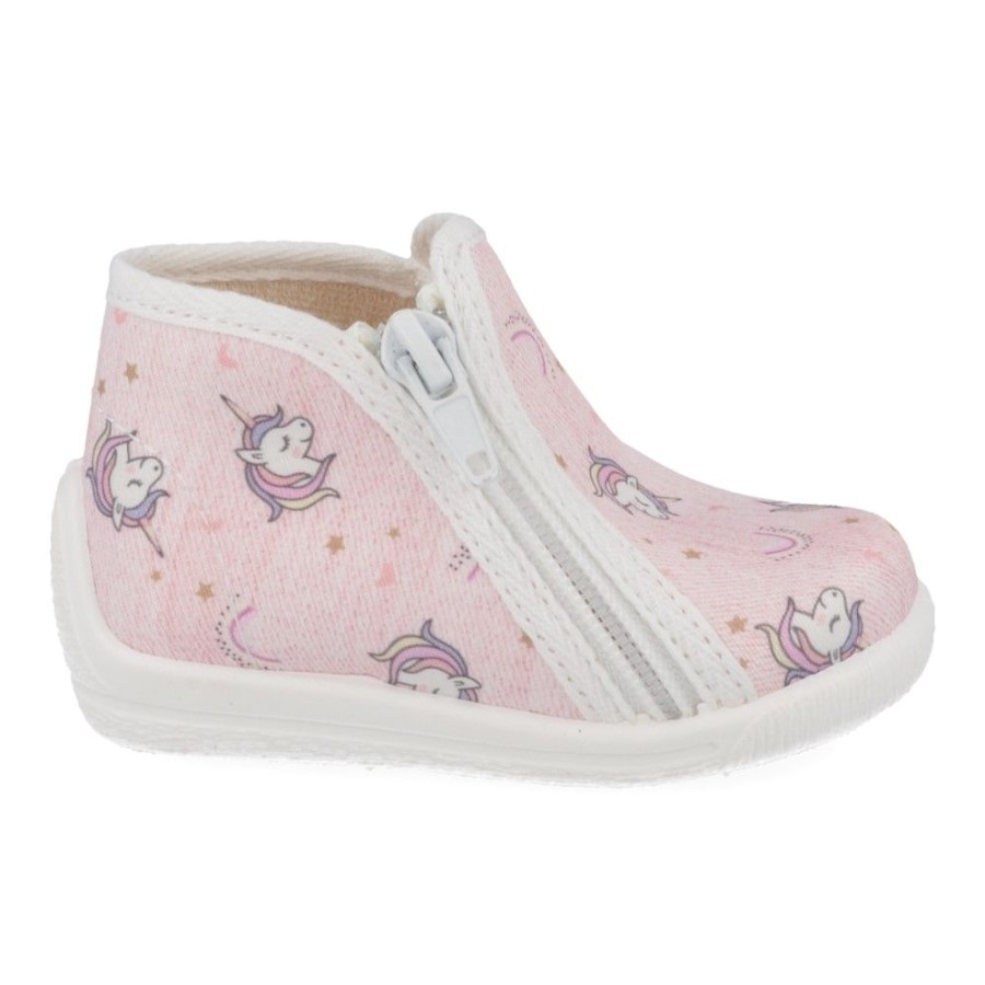 Children'S Shoes For Meisjes bellamy | Bellamy Slippers Pink Girls (730003 Bichou) - Junior Steps