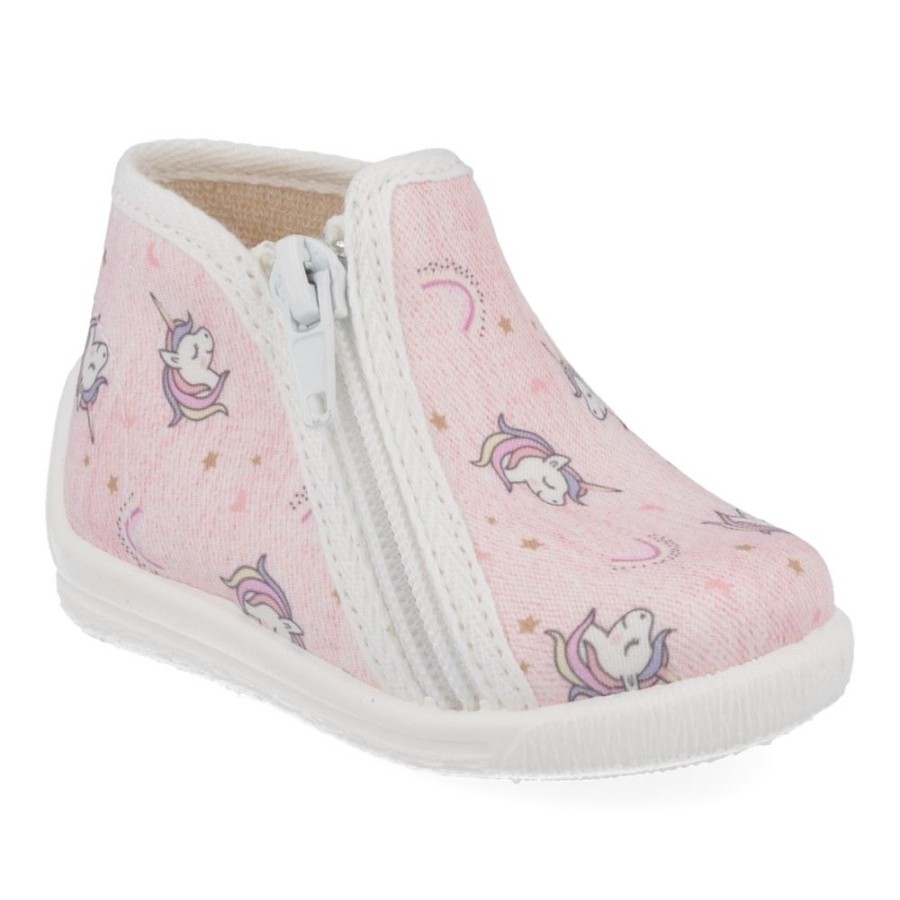 Children'S Shoes For Meisjes bellamy | Bellamy Slippers Pink Girls (730003 Bichou) - Junior Steps