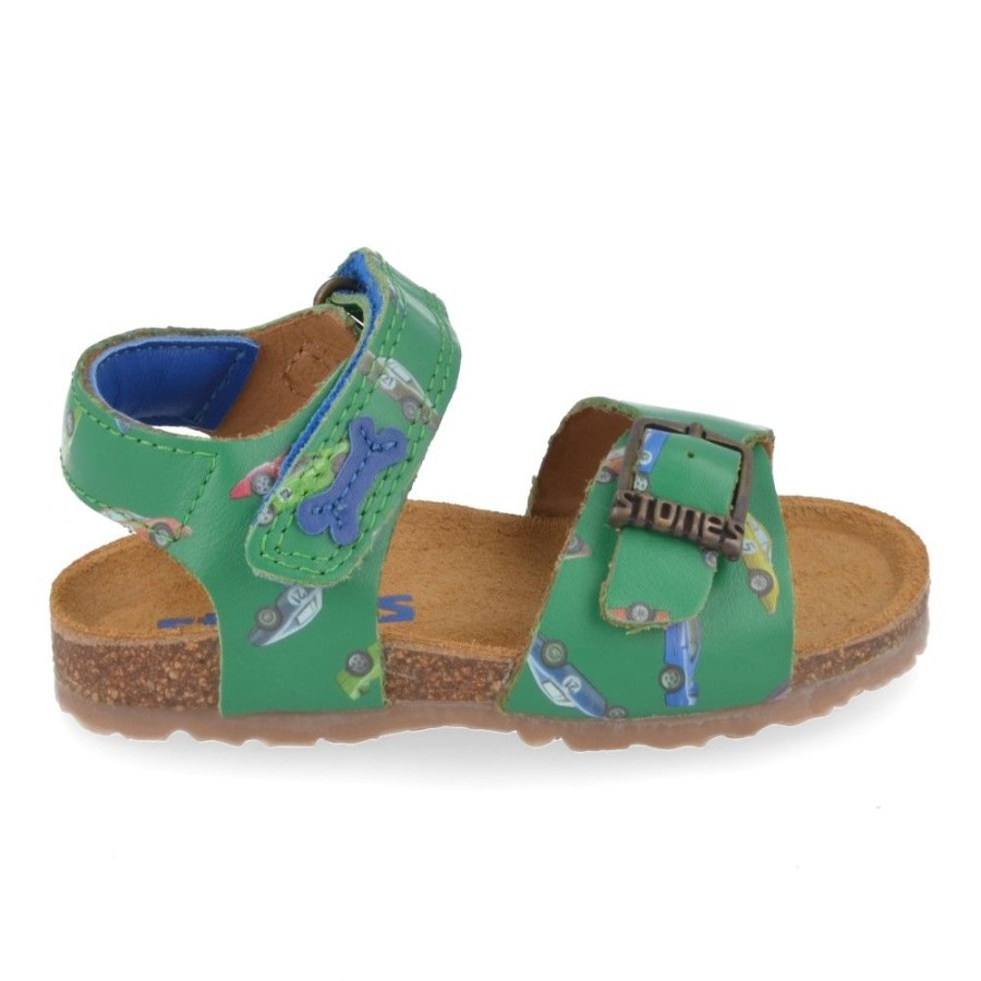 Children'S Shoes For Jongens shoeboy | Stones And Bones Sandals Green Boys (Lenot) - Junior Steps