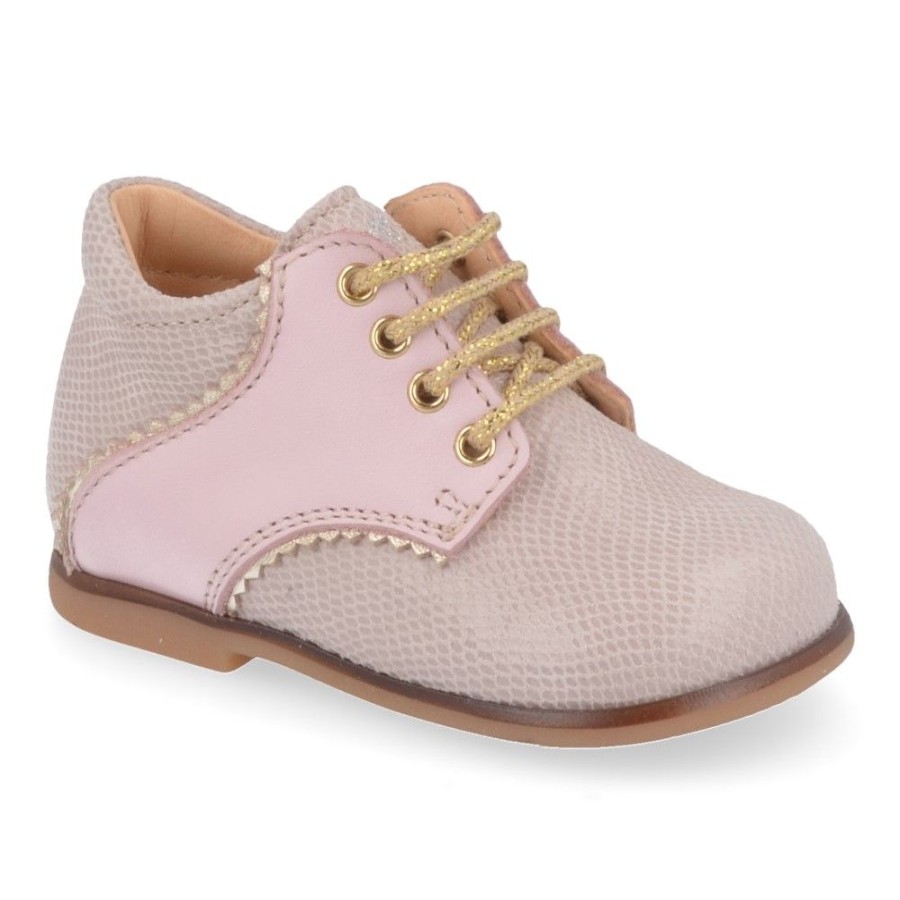 Children'S Shoes For Meisjes ocra | Ocra Lace Shoe Pink Girls (C820) - Junior Steps