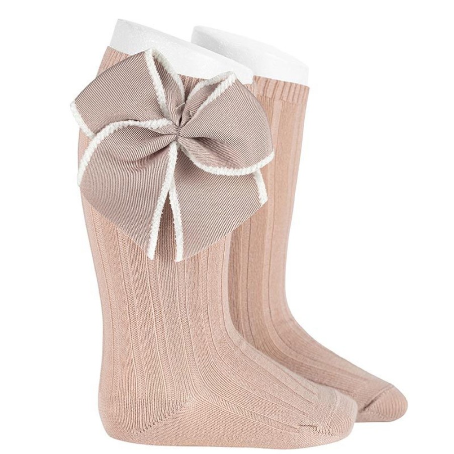 Accessories condor | Condor Knee Socks Pink Girls (2.406/2 Col 544) - Junior Steps