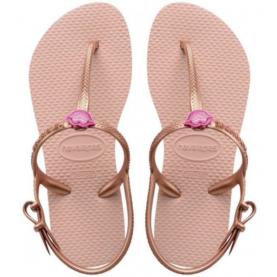 Children'S Shoes For Meisjes Havaianas | Havaianas Flip-Flops Gold Girls (4137121) - Junior Steps