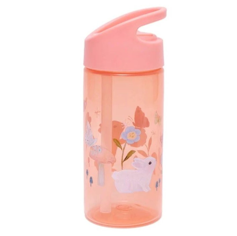 Accessories petit monOnline | Petit Monkey Drinking Bottle Pink Girls (Db 44) - Junior Steps