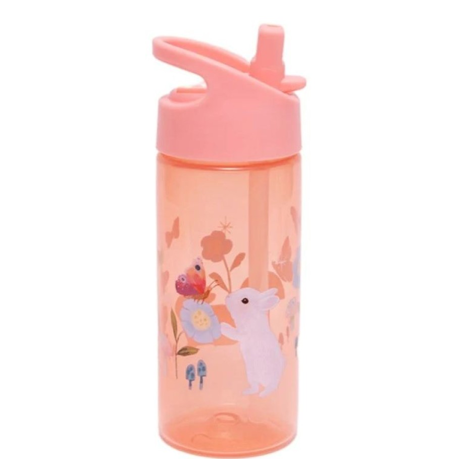 Accessories petit monOnline | Petit Monkey Drinking Bottle Pink Girls (Db 44) - Junior Steps