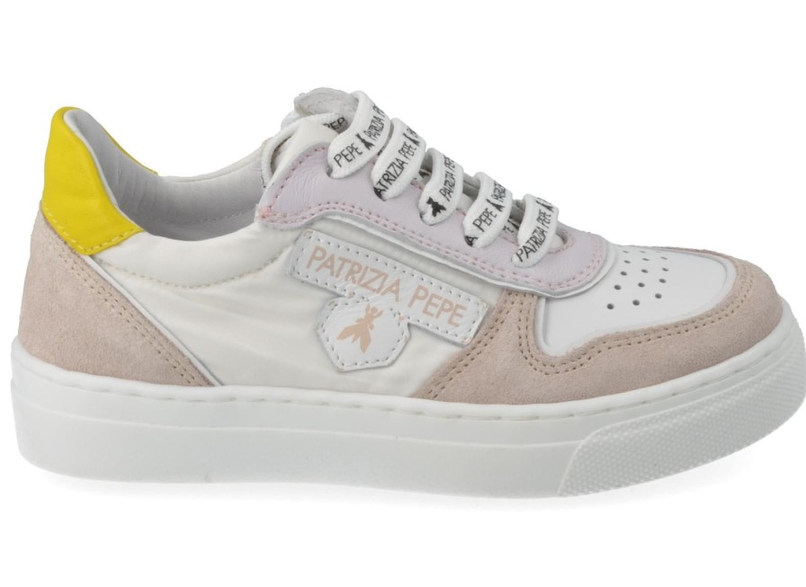 Children'S Shoes For Meisjes Patrizia pepe | Patrizia Pepe Sneakers Pink Girls (Pj205.13) - Junior Steps