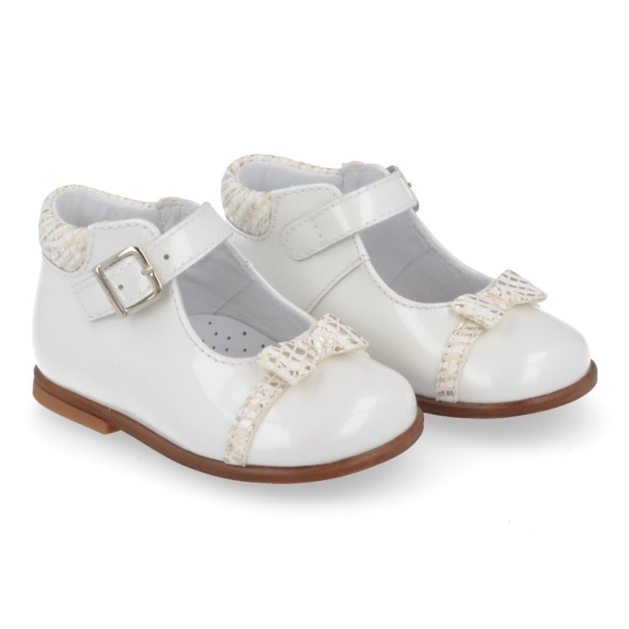 Children'S Shoes For Meisjes beberlis | Beberlis Ballerina Wit Girls (22404) - Junior Steps