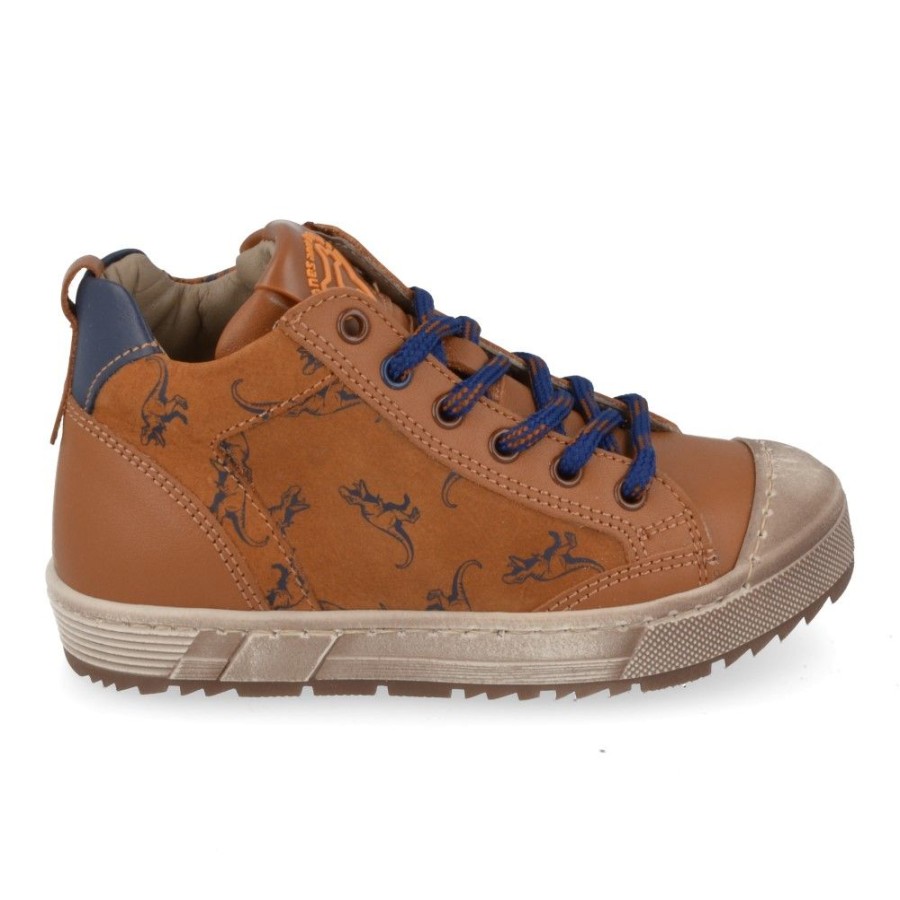 Children'S Shoes For Jongens stones and bones | Stones And Bones Sneakers Cognac Boys (Dalos) - Junior Steps