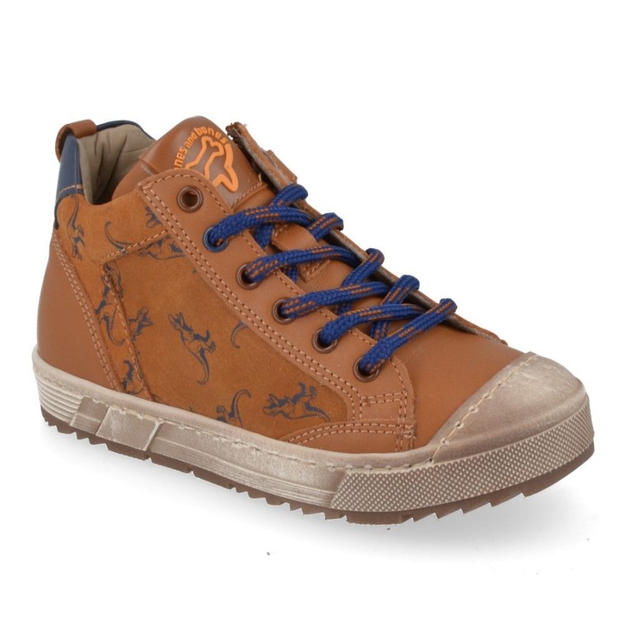 Children'S Shoes For Jongens stones and bones | Stones And Bones Sneakers Cognac Boys (Dalos) - Junior Steps