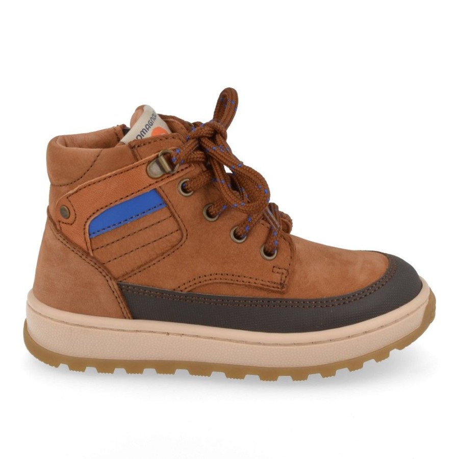 Children'S Shoes For Jongens romagnoli | Romagnoli Lace-Up Boots Cognac Boys (3490R138) - Junior Steps