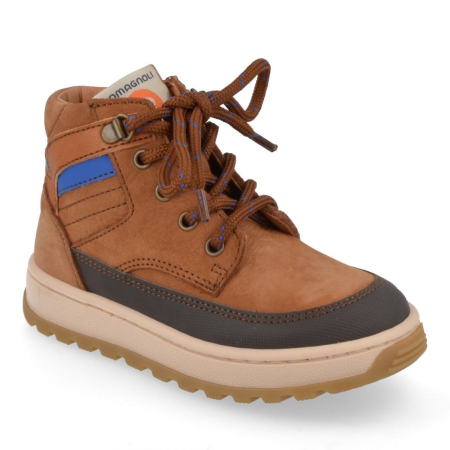 Children'S Shoes For Jongens romagnoli | Romagnoli Lace-Up Boots Cognac Boys (3490R138) - Junior Steps