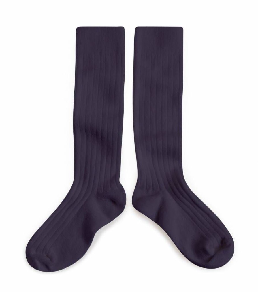 Accessories collegien | Collegien Knee Socks Anthracite (2950/C38) - Junior Steps