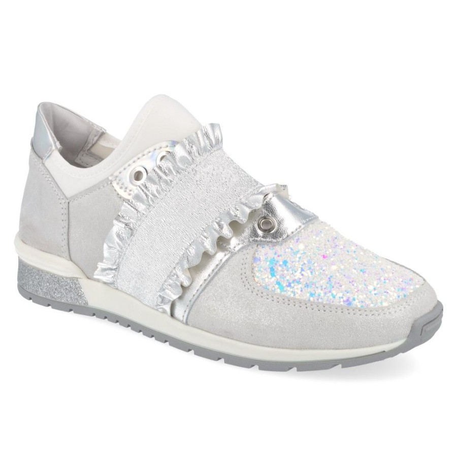 Children'S Shoes For Meisjes cherie | Cherie Sneakers Silver Girls (8603) - Junior Steps