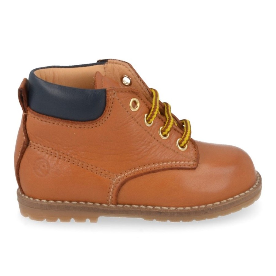 Children'S Shoes For Jongens collonil | Rondinella Lace-Up Boots Cognac Boys (S002/1R) - Junior Steps