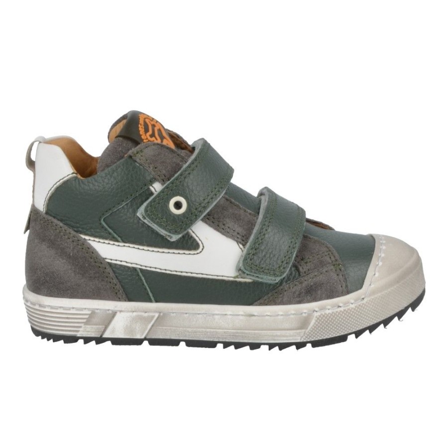 Children'S Shoes For Jongens stones and bones | Stones And Bones Sneakers Green Boys (Goppi) - Junior Steps