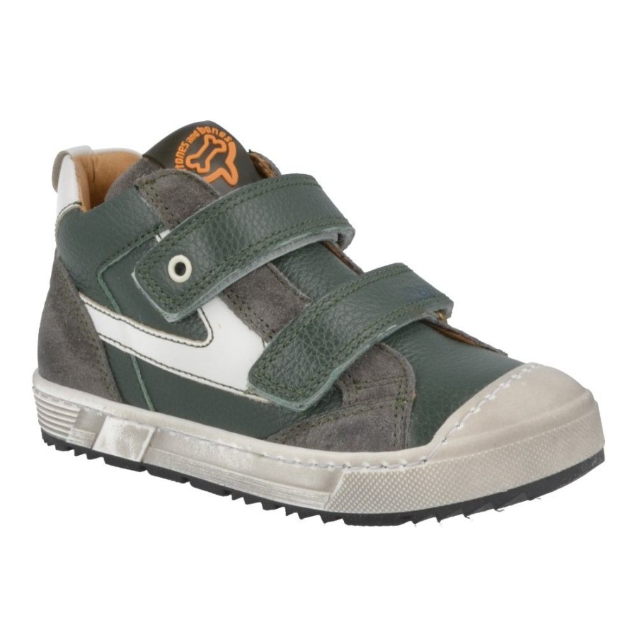 Children'S Shoes For Jongens stones and bones | Stones And Bones Sneakers Green Boys (Goppi) - Junior Steps