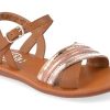 Children'S Shoes For Meisjes pom d'api | Pom D'Api Sandals Cognac Girls (Plagette Lili) - Junior Steps