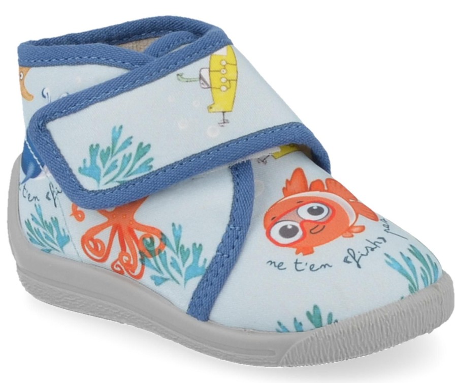 Children'S Shoes For Jongens bellamy | Bellamy Slippers Grey (717001 Pedro) - Junior Steps