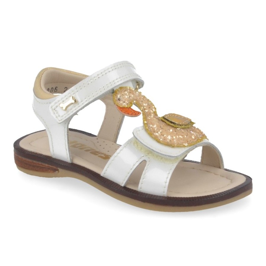 Children'S Shoes For Meisjes stones and bones | Stones And Bones Sandals Ecru Girls (4339) - Junior Steps