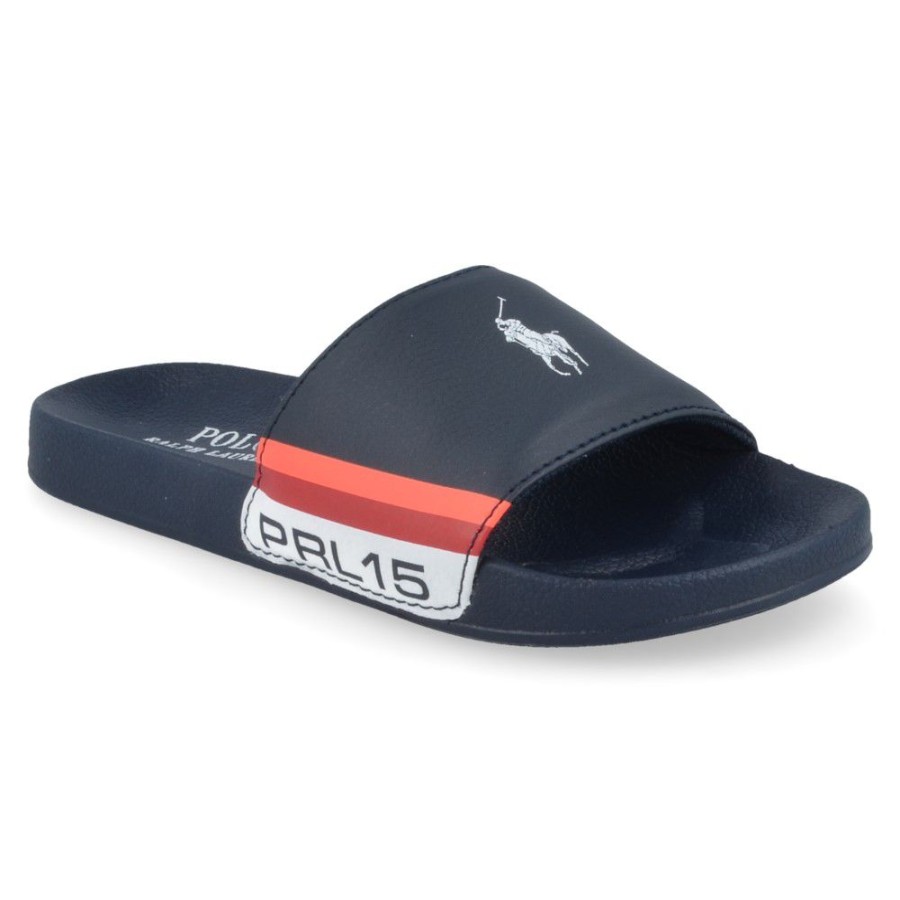 Children'S Shoes For Jongens Ralph lauren | Ralph Lauren Flip-Flops Black Boys (Rf101379) - Junior Steps