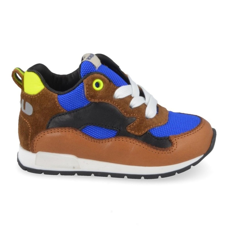 Children'S Shoes For Jongens shoeboy | Rondinella Sneakers Cognac Boys (4668F) - Junior Steps