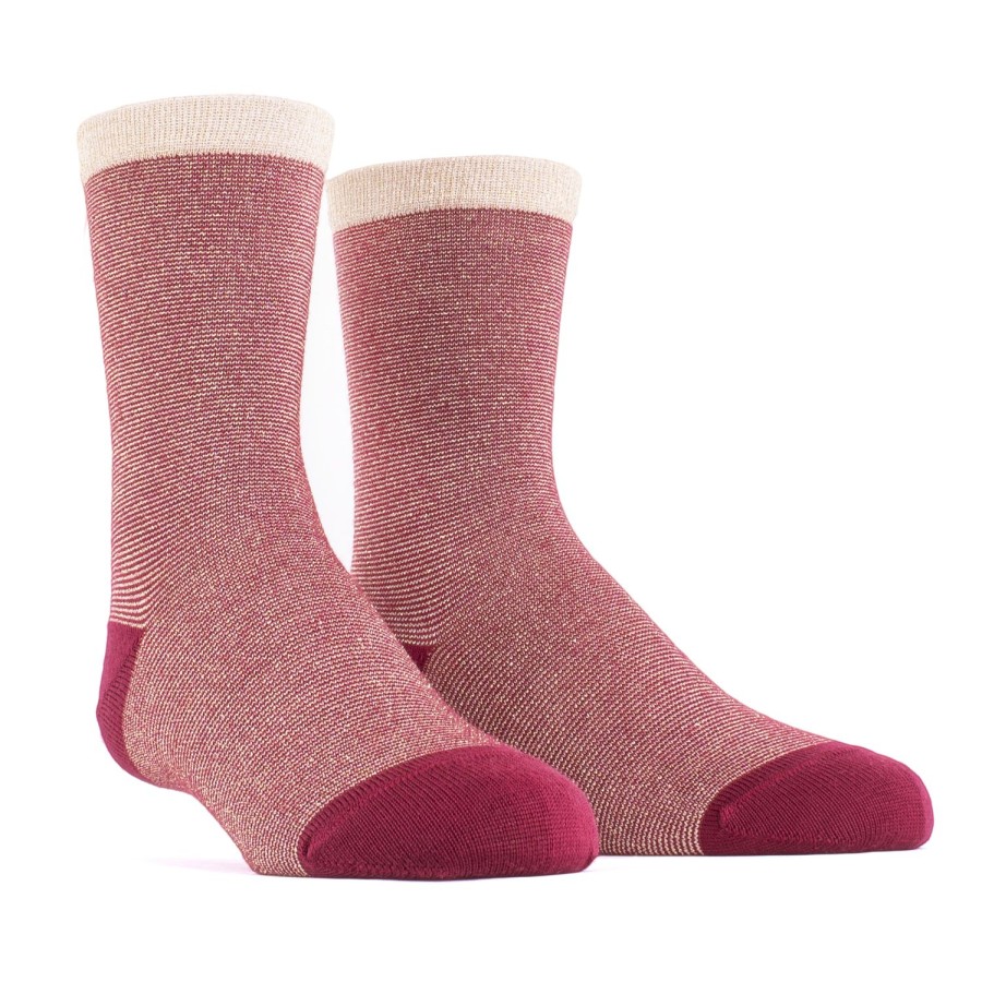 Accessories doré doré | Dore Dore Socks Bordeaux Girls (Ap506828) - Junior Steps