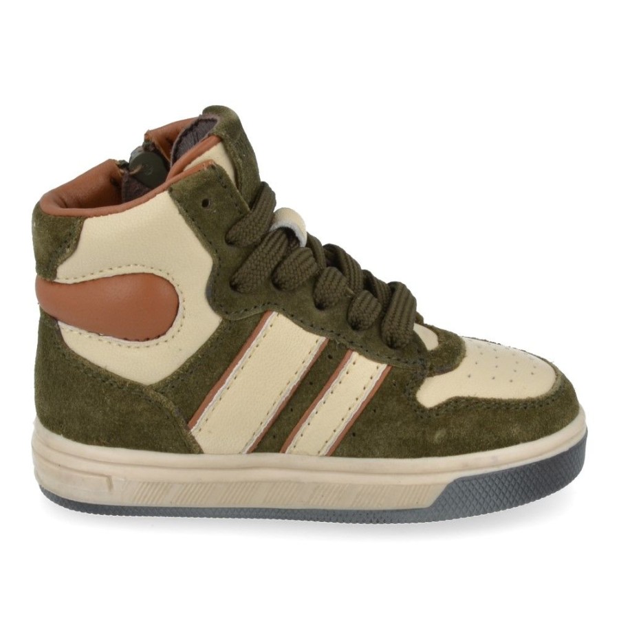 Children'S Shoes For Jongens shoeboy | Pinocchio Sneakers Khaki Boys (P1263) - Junior Steps